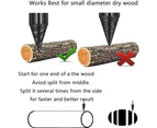 Firewood Log Splitter Drill Bit,3pcs Removable Cones Kindling Wood Splitting Logs Bits Heavy Duty Electric Drills