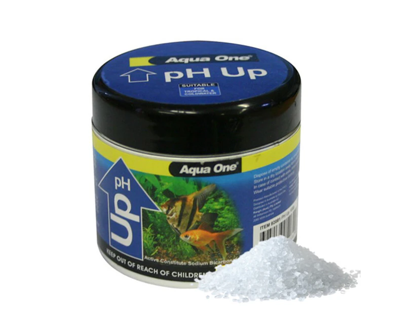 Aqua One Aquarium Fish PH Up Alkaline Increaser Water Conditioner Buffer 500g