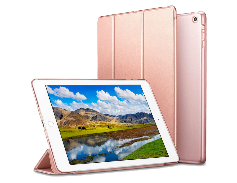 Smart Case for The IPad Air 2, Smart Case Cover Translucent Frosted Back Magnetic Cover with Auto Sleep/Wake Function
