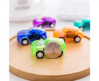 4Pcs Mini Pull Back Transparent Car Vehicle Model Preschool Learning Kids Toy