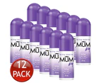 12 x Mum Dry Active All Day Anti Perspirant Deodorant Odour Protect Roll On 50m