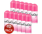 12 x Mum Dry Antiperspirant Deodorant Cool Pink Body Odour Protect Roll On 50mL