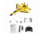 Bestjia 1 Set Aircraft Toy Entertainment Electric Shockproof 2.4G Glider Stable RC Drone Toy for Children - Yellow
