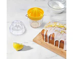 lemon squeezer,Juicer Squeezer,ABS Non-slip lime Squeezer with Strainer and Built-in Measuring Cup