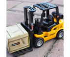 Forklift  Inertia Toy Burrs-free Excellent Workmanship Fadeless Pull Back Forklift  Inertia Toy for Kids