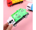 City Garbage Classification Truck Pull Back Car Educational Toy Gift for Kids