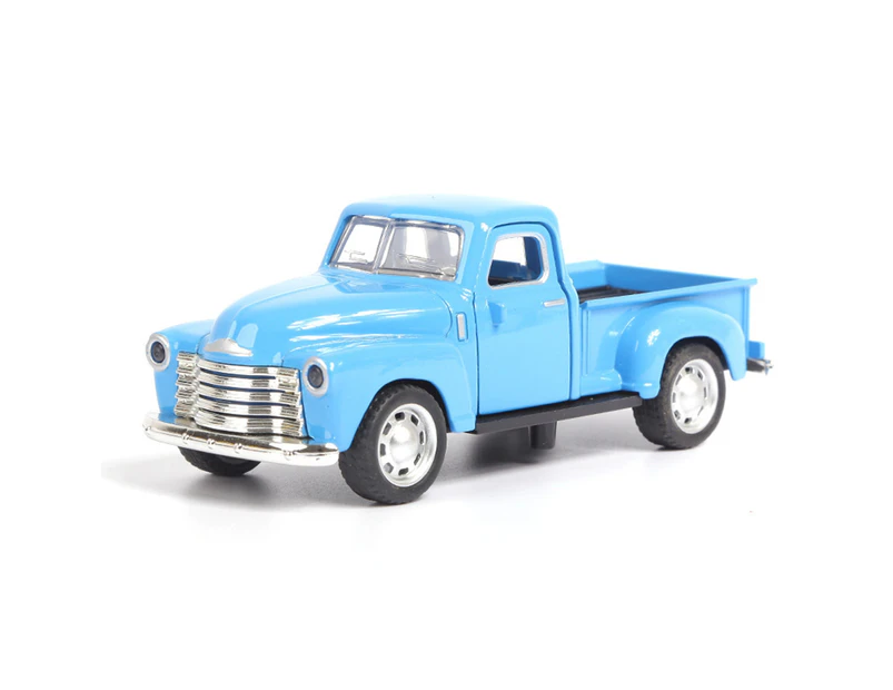 Pull Back Toy Double Doors Can Be Opened 1:36 Scale Alloy Vehicle Model Toy Decoration Diecast Children Simulation Off-road Vehicle Toy Christmas Gift - Blue
