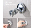 360 ° Rotation Shower Support Suction Cup Adjustable Shower Support Without Drilling for Bathroom Shower Head Fixing Accessory