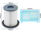 Replacement Parts Filters + Cartridge Filter for Philips FC8732 、 FC8733 、 FC8734 、 FC8736 、 FC8738 、 FC8740 、 FC8748 Vacuum Cleaner
