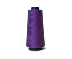 5x Purple Sewing Overlocker Thread - 2000m Hemline Polyester Overlocking Spools