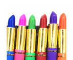 6Pcs/Box 8g Lipstick Set Non-Irritating Butterfly Pattern Color Changing Dark Green Magical Lipstick for Women