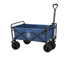 Gardeon Garden Cart Folding 120kg Trolley Camping Wagon Barrow Outdoor Beach