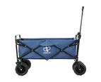 Gardeon Garden Cart Folding 120kg Trolley Camping Wagon Barrow Outdoor Beach