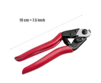 CyclingDeal Heavy Duty - Stainless Steel Cable Wire - Cutter Scissors Repair Tool - Bike Bicycle Brake MTB Cable, Small Hard Wire