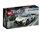 LEGO 76900 Speed Champions Koenigsegg Jesko Racing Sports Car Toy Driver Minifigure