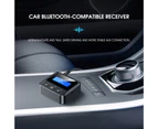 Audio Receiver Multifunctional Lossless LCD Digital Display Bluetooth-compatible5.0 Wireless Audio Receiver Audio Accessories