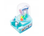 1 Set Grabbing Machine Toy Cute Hand-eye Coordination Exquisite Parent-child Interactive Claw Machine Sensory Toy for Kindergarten - Blue