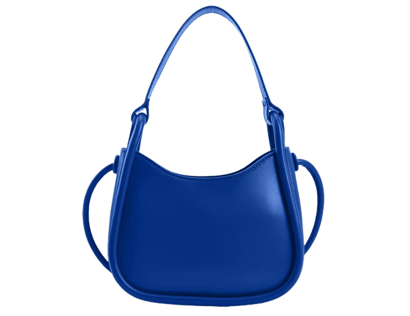 Crossbody Bag Adjustable Large Capacity Faux Leather Multipurpose Single Shoulder Strap Bag for Party Gathering Wedding Banquet - Blue