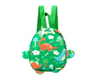 Kids Backpack Dinosaur Adjustable Straps Large Capacity Boys Girls Cartoon Rucksack Bookbag for School - Green