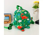 Kids Backpack Dinosaur Adjustable Straps Large Capacity Boys Girls Cartoon Rucksack Bookbag for School - Green