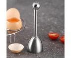 Eggshell Cutter Labor-saving Handle Built-in Spring Time-Saving Shell Removal Easy to Operate Kitchen Remover Tool Egg Cracker Topper Kitchen Gadget