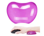 DIS TECHNOLOGY - Purple Comfort Silicone Crystal GEL Computer PC Mouse Pad Wrist Rest Support