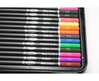 72pce Colour Pencils in Metal Box Premium Quality for Drawing, Colouring In Gift Set - Multiple