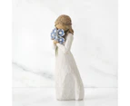 Willow Tree Figurine Forget Me Not Girl with Flowers By Susan Lordi  26454