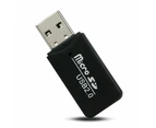 DIS TECHNOLOGY - SDHC TF M2 Micro SD To USB 2.0 Memory Card Reader Mini Adaptor For PC Laptop Mac