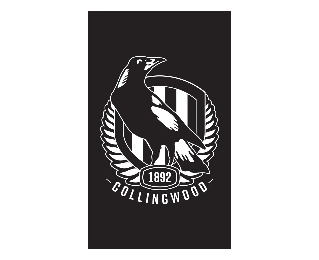 Collingwood Magpies Supporter Flag