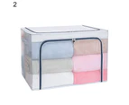 Storage Container Transparent Stackable Concise Ziped Storage Container for Famliy - 2