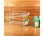 Double-Layer Can Soda Storage Rack Shelf Fridge Organizer Kitchen Drink Holder