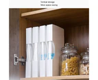 Garbage Bag Storage Wall Mounted Dust-proof Plastic Cabinet Grocery Plastic Bag Dispenser for Kitchen - 3