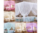 Romantic Princess Lace Canopy Mosquito Net No Frame for Twin Full Queen King Bed - Beige King