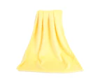 Coral Fleece Blankets Super Soft Shaggy Universal Solid-color Fleece Blankets for Sofa - Yellow