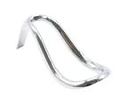 Pipe Rack Exquisite Anti-Rust Stainless Steel Shoe Style Tobacco Pipe Stand for Office - Silver