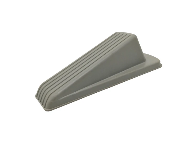 Durable Door Stopper Wear-resistant Plastic Multifunctional Easy Use Door Protector for Daily Use - Grey