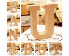Freestanding A-Z Wood Wooden Letters Alphabet Hanging Wedding Home Party Decor - R