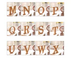 Freestanding A-Z Wood Wooden Letters Alphabet Hanging Wedding Home Party Decor - R