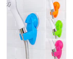 New Shower Room Bathroom Suction Type Chuck Holder Fixed Wall Mount Bracket - White
