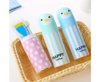 Travel Dustproof Toothbrush Toothpaste Holder Duck Cup Storage Box - Blue