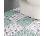 Non-Slip Bathroom Shower Bath Mat Carpet Home Toilet Kitchen Floor Pad Cover - Grey