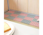 Non-Slip Bathroom Shower Bath Mat Carpet Home Toilet Kitchen Floor Pad Cover - Yellow
