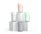 Double-layer Simple Mouthwash Cup Couple Travel Toothbrush Storage Box Wash Set - White