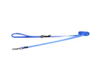 Rogz Classic Reflective Dog Safety Lead Blue Small