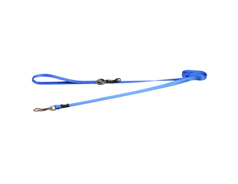 Rogz Classic Reflective Dog Safety Lead Blue Small