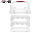 Avanti 2-Tier Universal Cupcake & Rectangular Cake Carrier