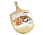 33cm Pizza Stone + Serving Rack + Paddle + Rocking Cutter