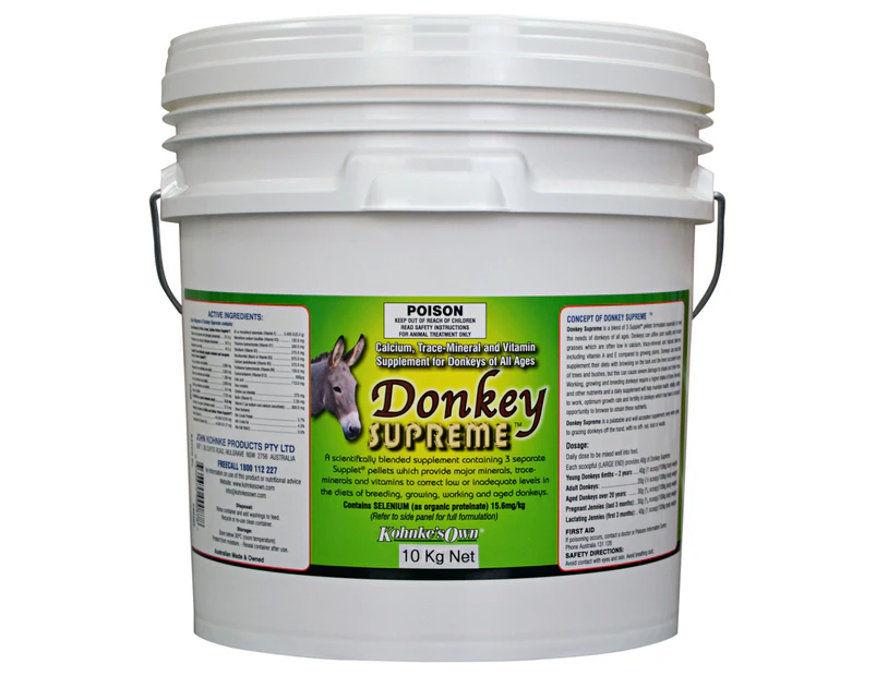 Kohnkes Own Donkey Supreme Concentrated Mineral Trace Supplement 10kg