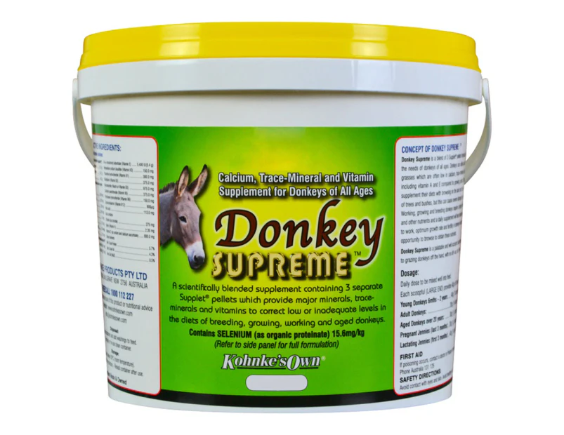 Kohnkes Own Donkey Supreme Concentrated Mineral Trace Supplement 4kg